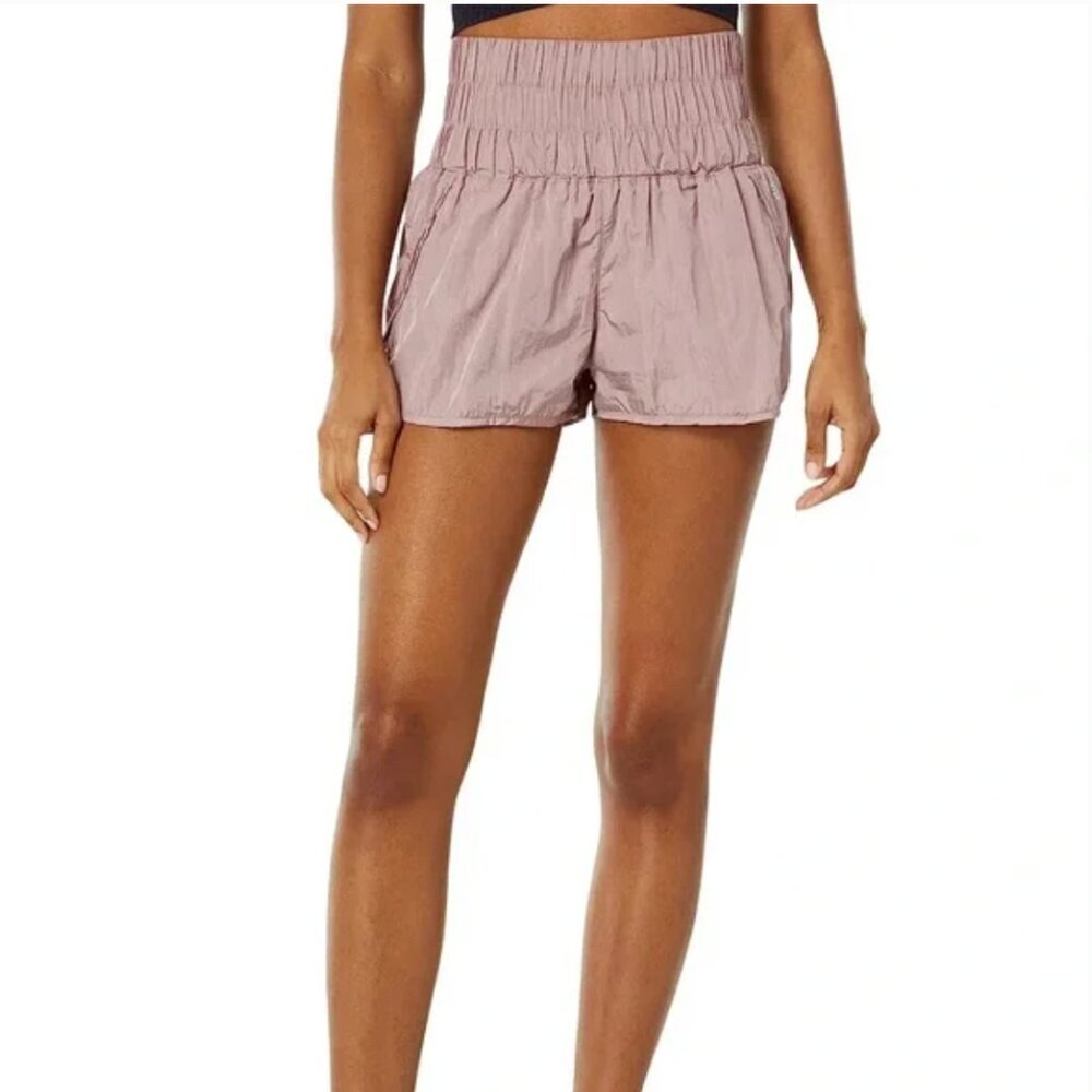Free People Movement The Way Home Shorts Size Small Pink Blush